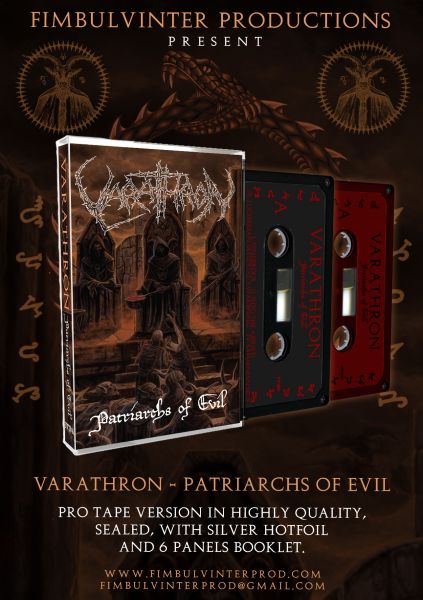 VARATHRON - Patriarchs of Evil Protape BLACK TAPE 15 euro